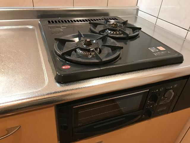 シャーロット・Ⅱのキッチン|ガスコンロ