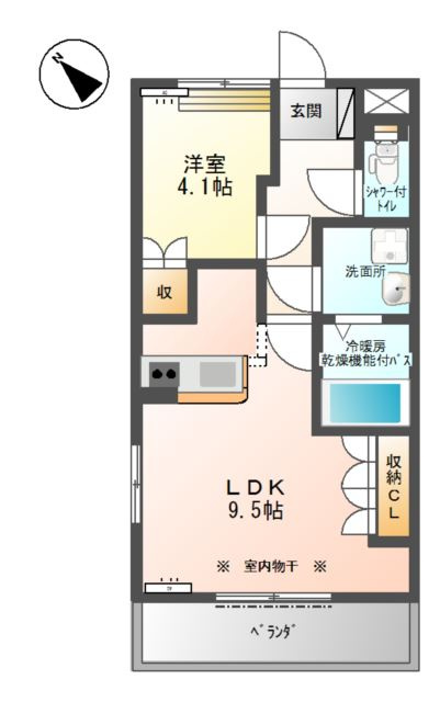 シャーロット・Ⅱの間取り