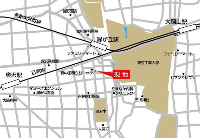 メゾン・ド・奥沢の地図