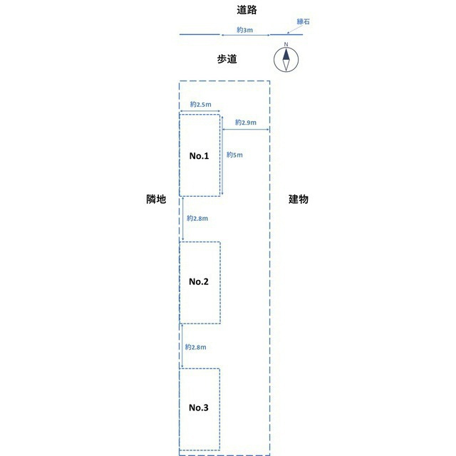 福光南町21番26駐車場の間取り