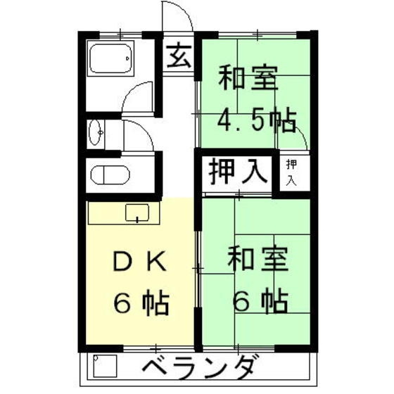 中秀ビルの間取り