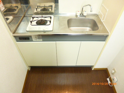 独立してるキッチン