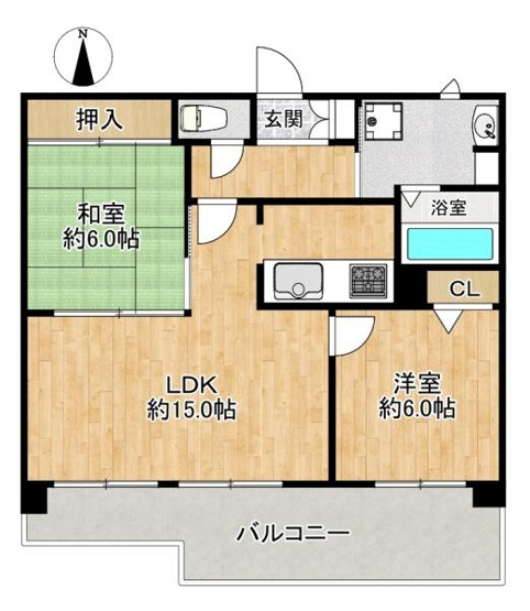 【間取り】 | グレーシィ須磨アルテピアII番街