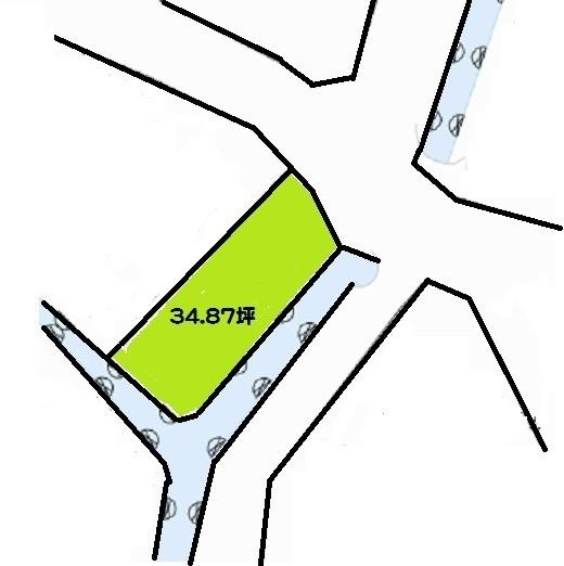 和歌山市土入　土地の土地図