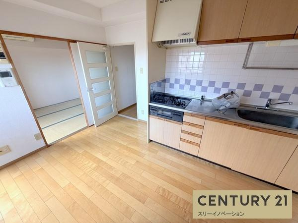 ライオンズマンション大正橋公園の居間・リビング|★とっても明るいリビング★