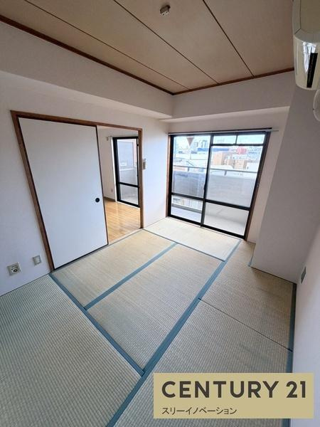 ライオンズマンション大正橋公園の和室|★大きな窓で採光良好★