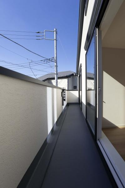 横浜市栄区鍛冶ケ谷１丁目の新築一戸建のバルコニー