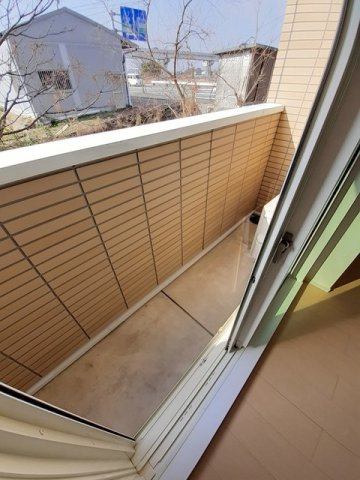 アプリコット　Ⅰのバルコニー