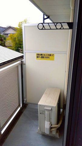 レオパレスアズーラのバルコニー