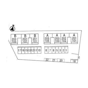 【区画図】 | グリーンヒルIIA棟