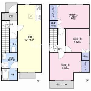 永井様戸建賃貸住宅の間取り