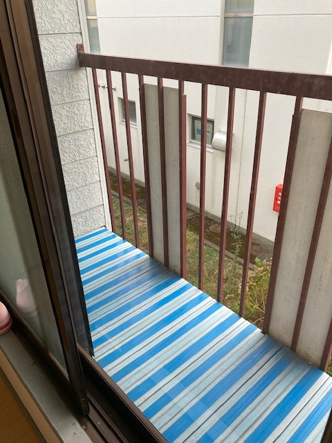 コーポリンクスのバルコニー|バルコニー付きです