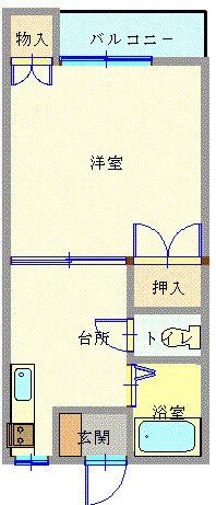 コーポリンクスの間取り