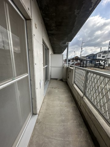 パークシティーたかしＢ棟のバルコニー