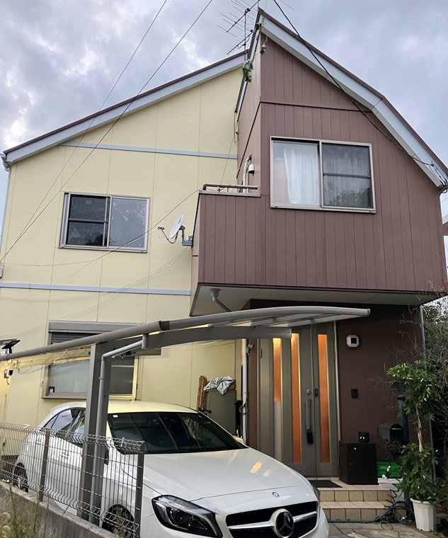 芝山戸建の外観|おしゃれな外観です