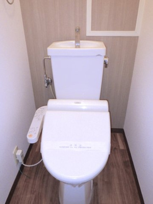 【トイレ】 | Cielo・Garden Ⅰ | ＊イメージです　壁紙・床色相違あり