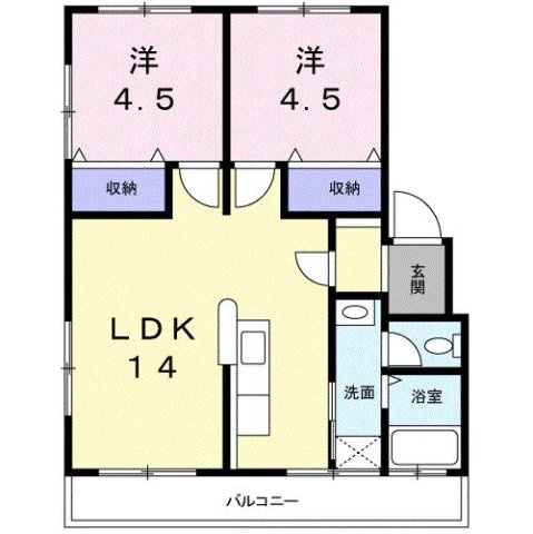 細澤マンションの間取り