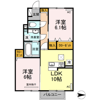 【間取り】 | イーグルネストＡ