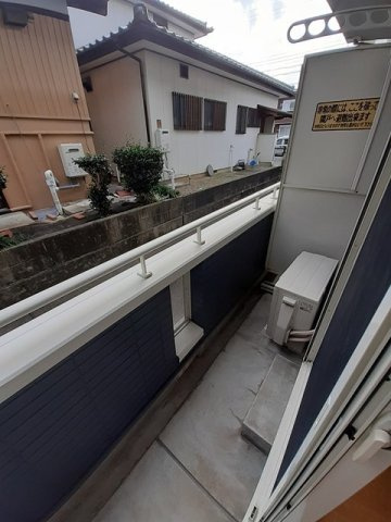 シャン・ド・フルールのバルコニー