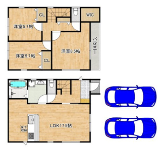 【間取り】 | 東阪本町　新築一戸建