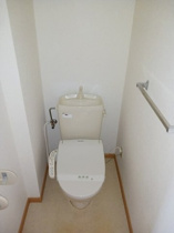 コンパクトで使いやすいトイレです