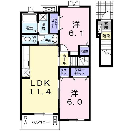 レジデンス井龍の間取り