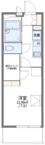 代表的な間取のため実際の間取とは異なる場合があります
