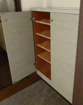 明るい玄関です