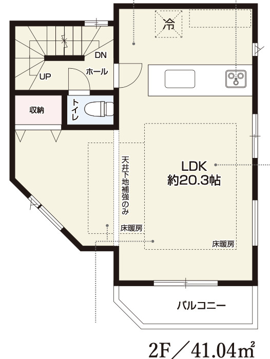 【仲介手数料無料】所沢市北有楽町３期全１棟　所沢市の新築住宅なら西武ハウジングの間取り