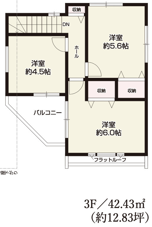 【仲介手数料無料】所沢市北有楽町３期全１棟　所沢市の新築住宅なら西武ハウジングの間取り