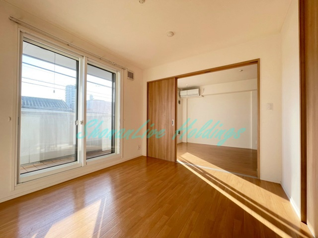 藤沢市湘南台５丁目のアパートの寝室