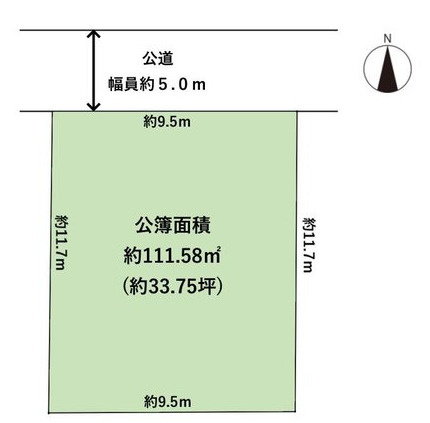 練馬区西大泉２丁目売地の土地図