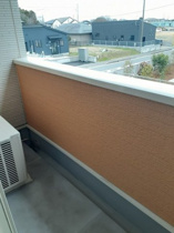 広々としたバルコニーです
