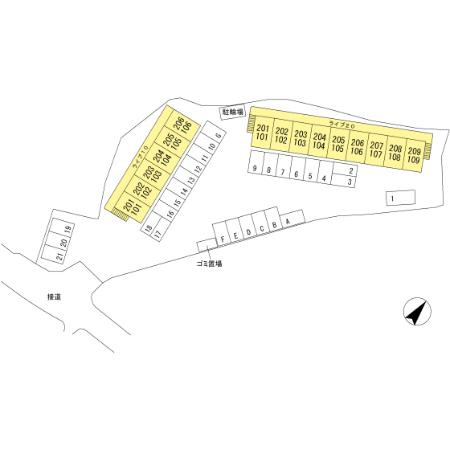 ライブ30の区画図