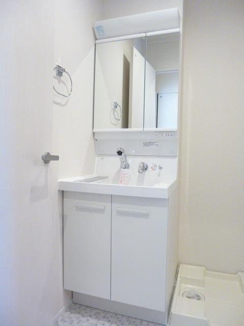 コンパクトで使いやすい洗面所