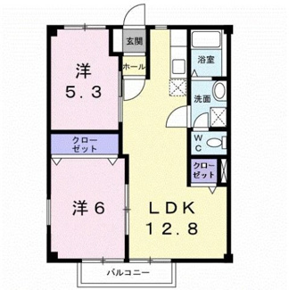 【間取り】 | サンウェイ２１Ⅱ