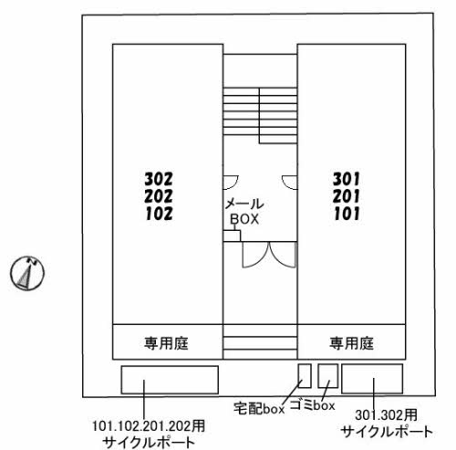 グランシャリオ翠の区画図