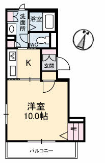 グランシャリオ翠の間取り