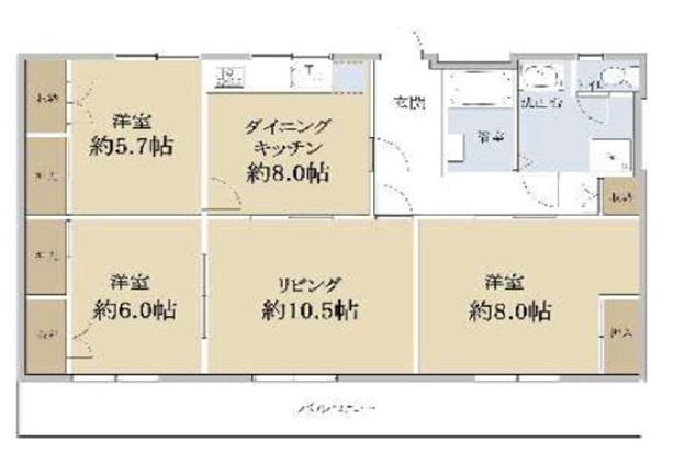 【間取り】の画像