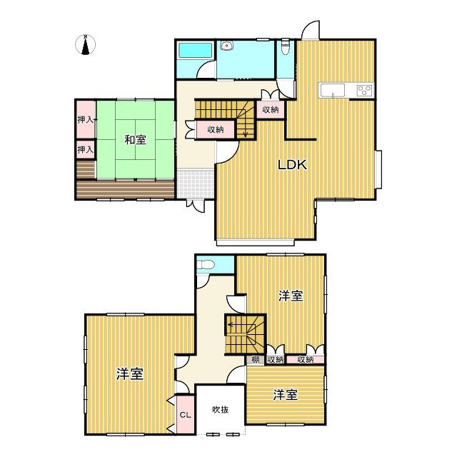 西条市玉津316-12　中古戸建の間取り