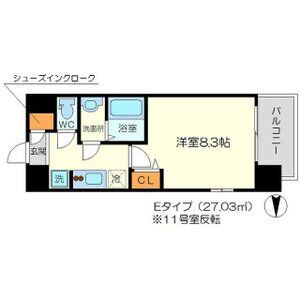 リッツ新大阪の間取り
