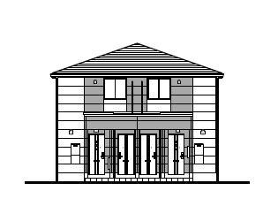 仮称）草加市花栗アパート新築工事の外観|完成予想図