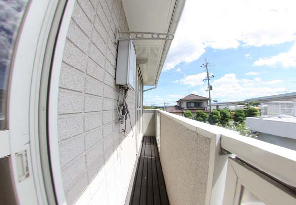 モアクレスト清水のバルコニー|落ち着いた時間を過ごせるバルコニーです
