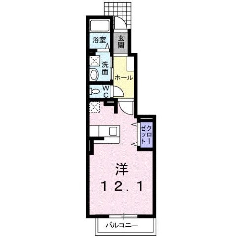 リバーサイド　リリーの間取り