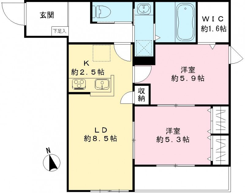 ル　シエルの間取り