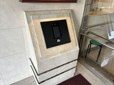 【防犯設備】 | サントノーレ大牟田 | TVモニター付で来客を確認。安心感に包まれる住まい