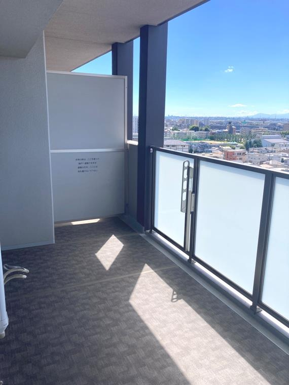 サンメゾン浦和高砂エルドのバルコニー|開放的で明るい空間を演出してくれるバルコニーです