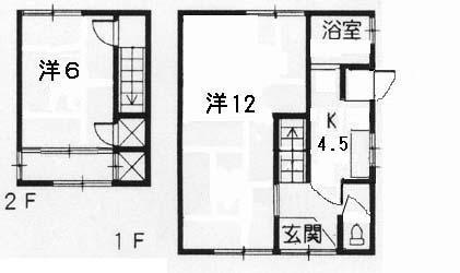 東広島市西条土与丸２丁目の一戸建ての間取り