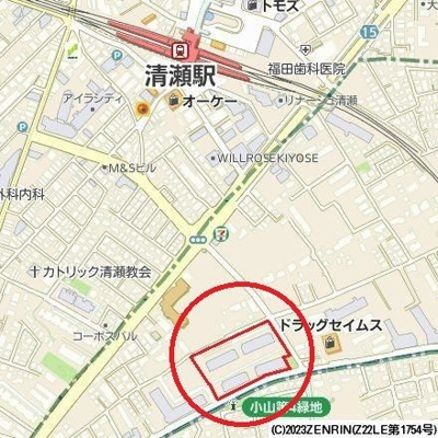 【地図】 | ガーデンコート清瀬２号棟