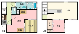 【間取り】 | ミニキューブ